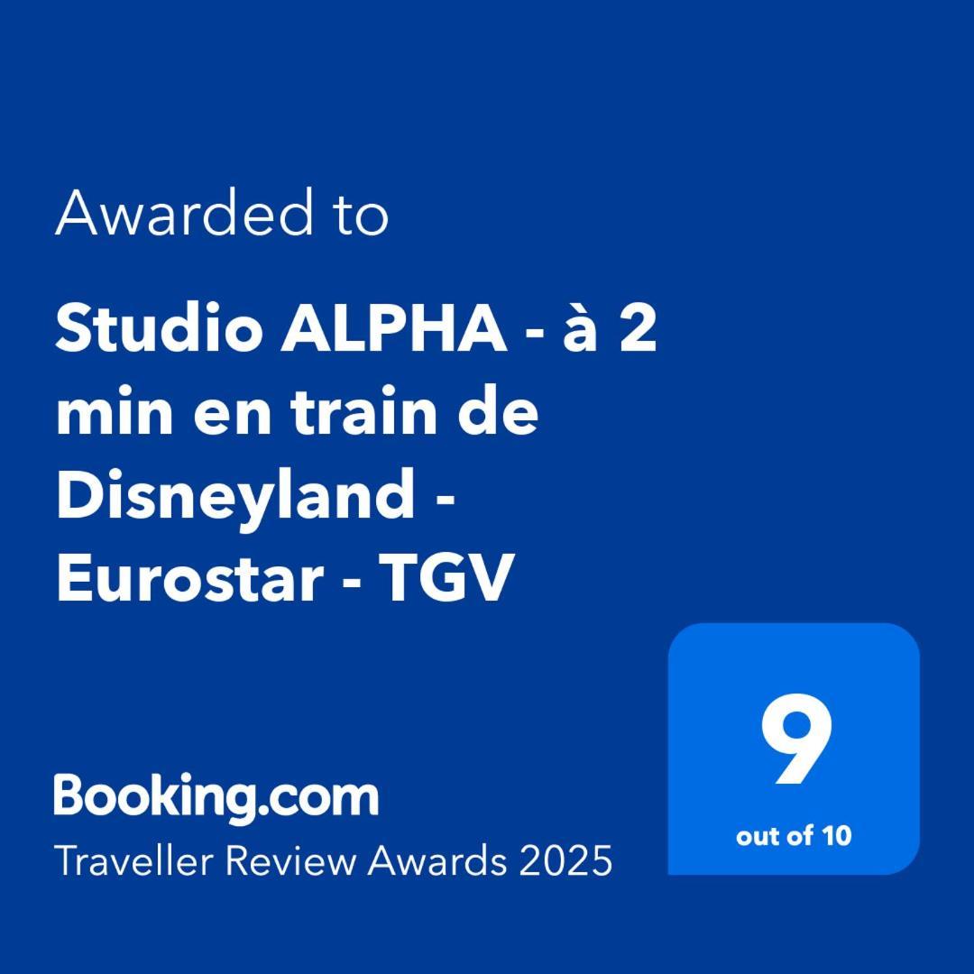 Studio Alpha - 2Min By Train To Disneyland Or 20Min Walk - 5Min Walk To "Val D'Europe" Station Montévrain Kültér fotó